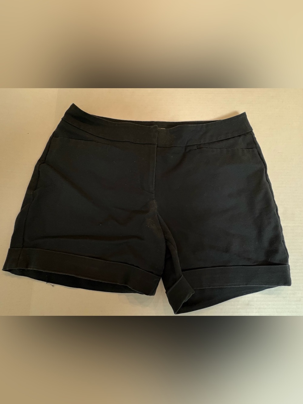 Apt. 9 Black Women's Cuffed Shorts